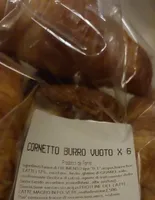 Cornetto burro vuoto