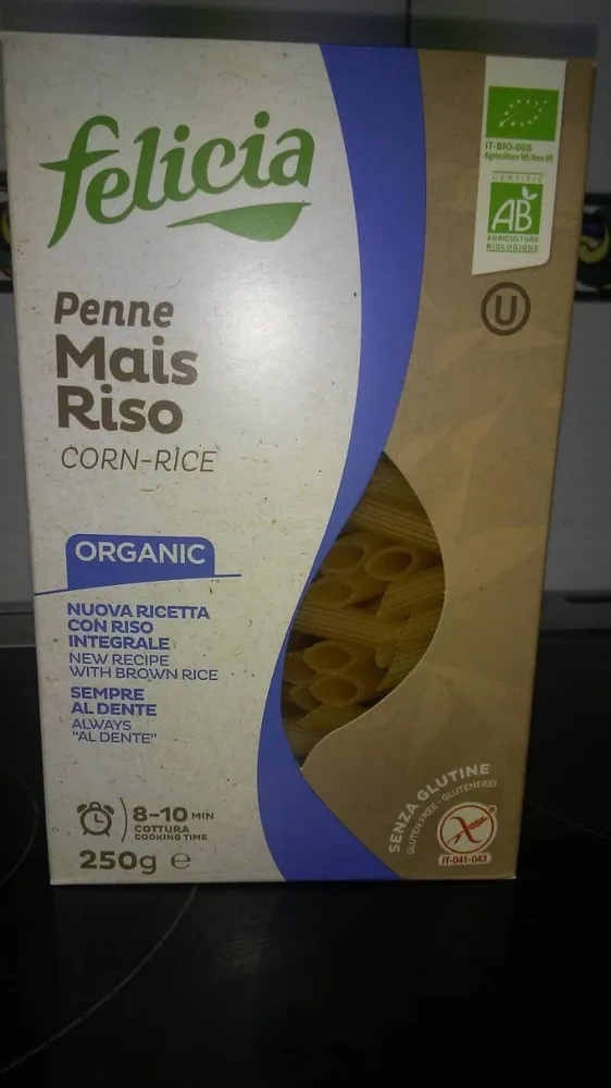 Penne mais riso