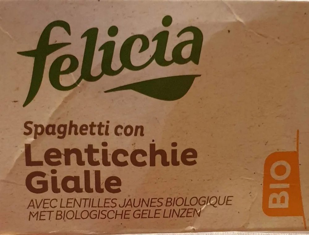 Spaghetti con Lenticchie Gialle