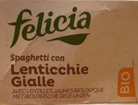 Spaghetti con Lenticchie Gialle