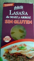 Placas de lasaña sin gluten