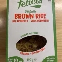 Farfalle brown rice