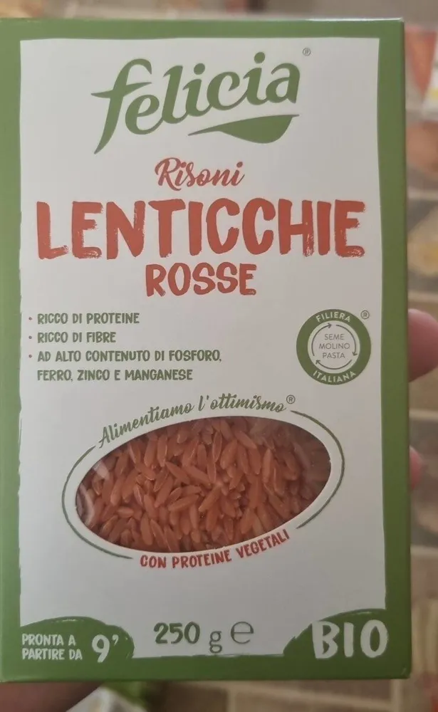 Risoni lenticchie rosse