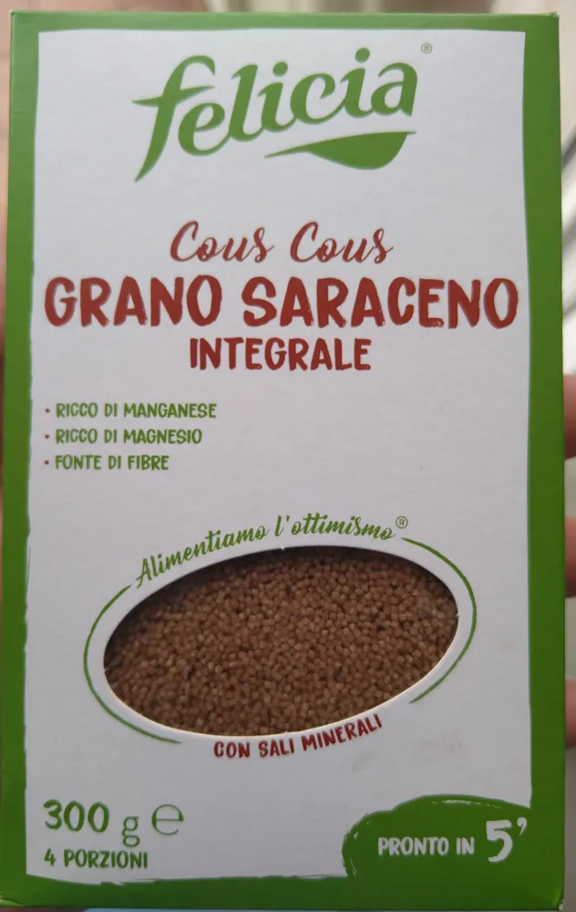 Cous cous di Grano Saraceno integrale