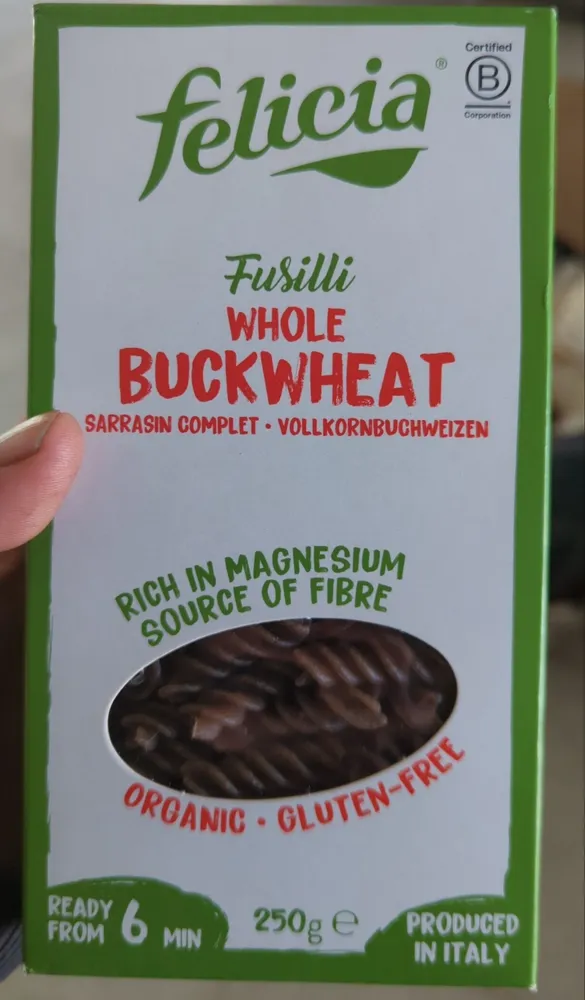 Fusilli Whole Buckwheat