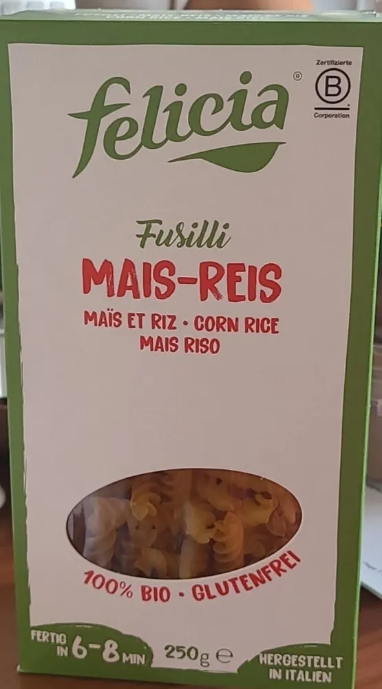 Fusilli maïs-riz