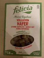 Mezzi Rigatoni Vollkorn Hafer
