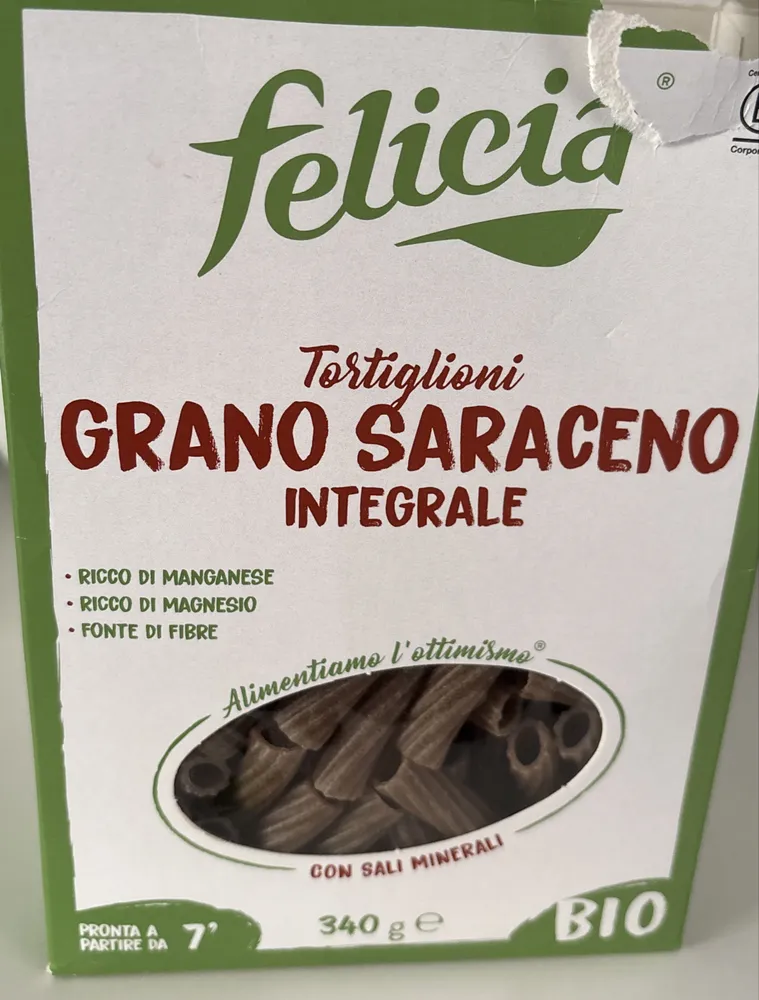 Tortiglioni grano saraceno bio