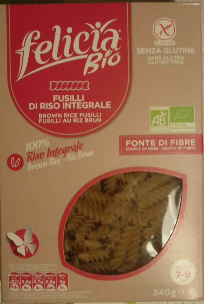 Fusilli Riso Integrale