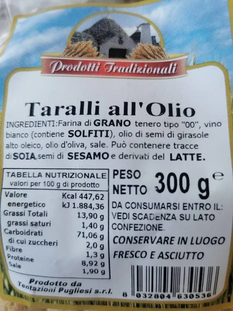 Taralli all'Olio