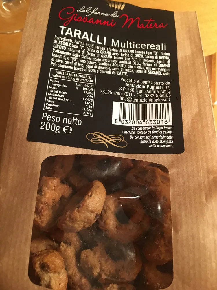 Taralli multicereali