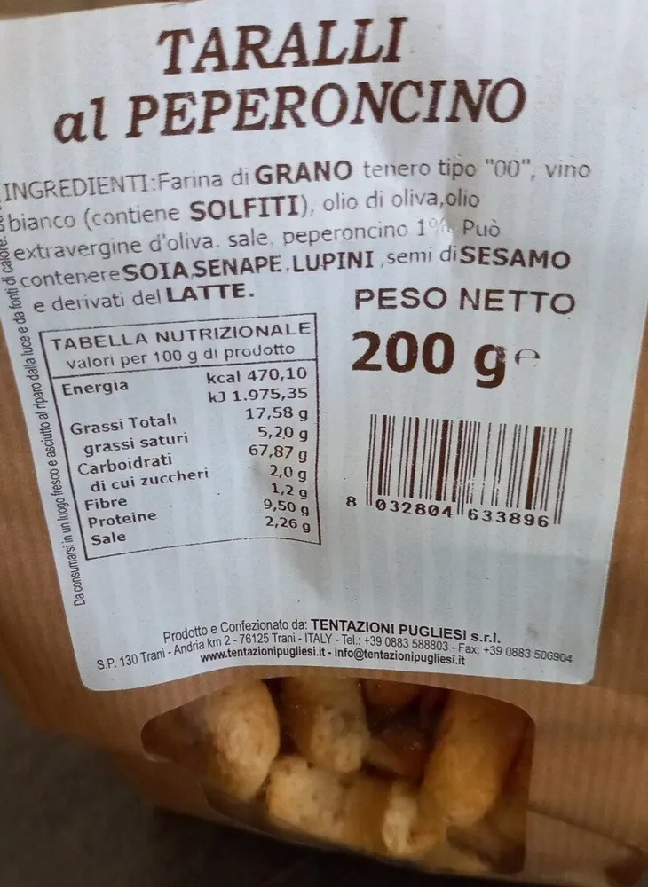 Taralli al peperoncino