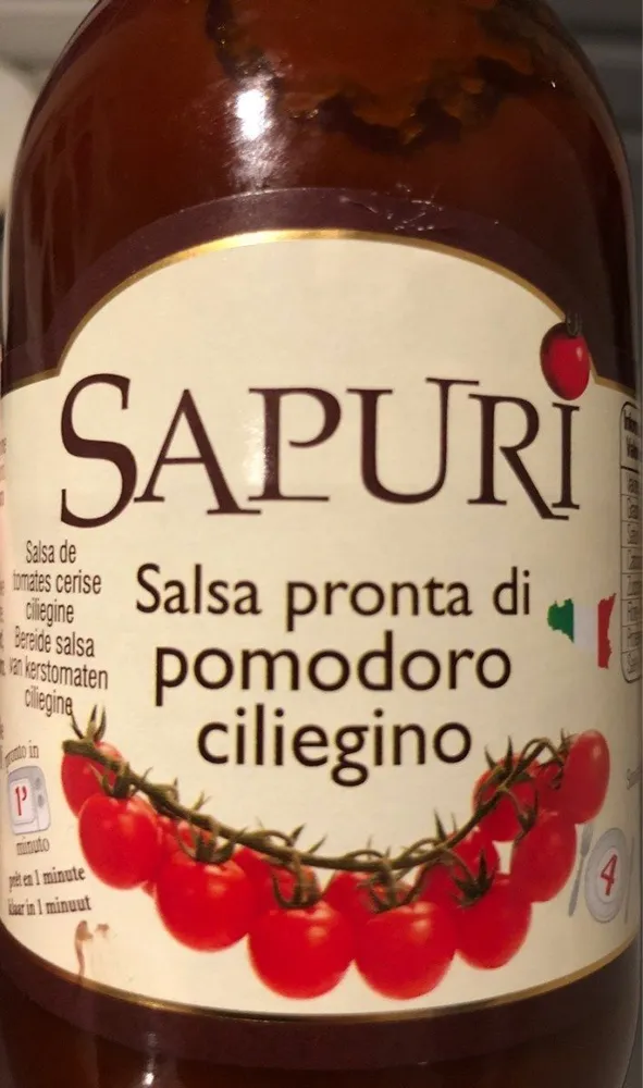 Salsa pronta di pomodoro ciliegino