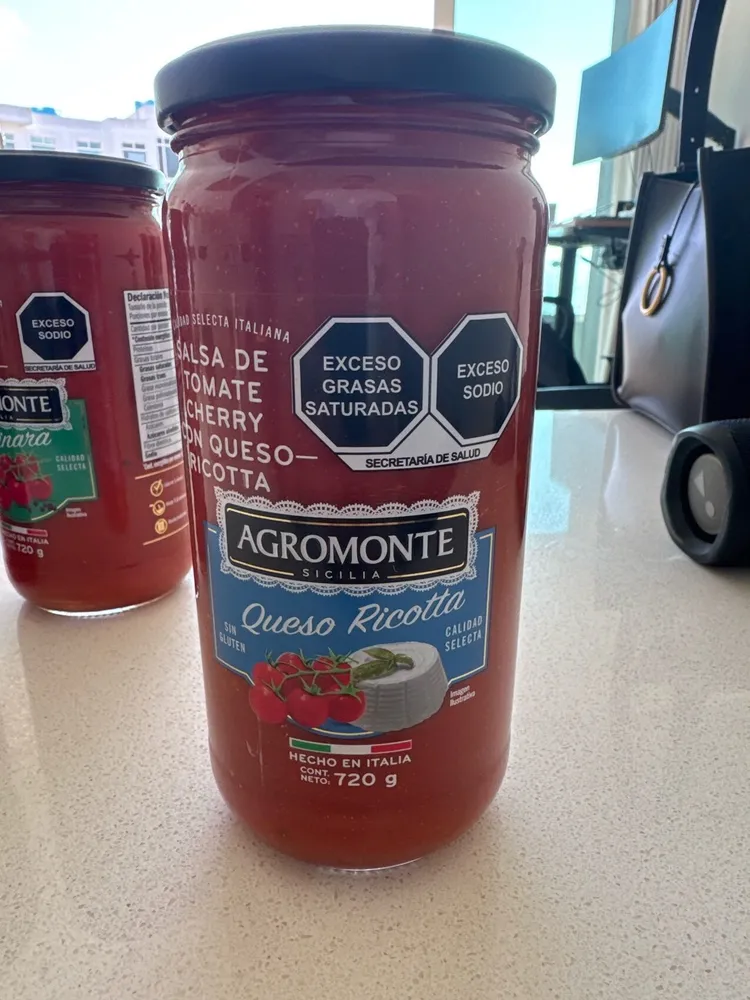 Salsa De Tomate Cherry Con Queso Riccotta
