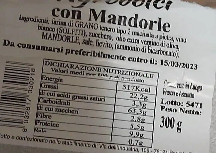 Agrodolce con mandorle