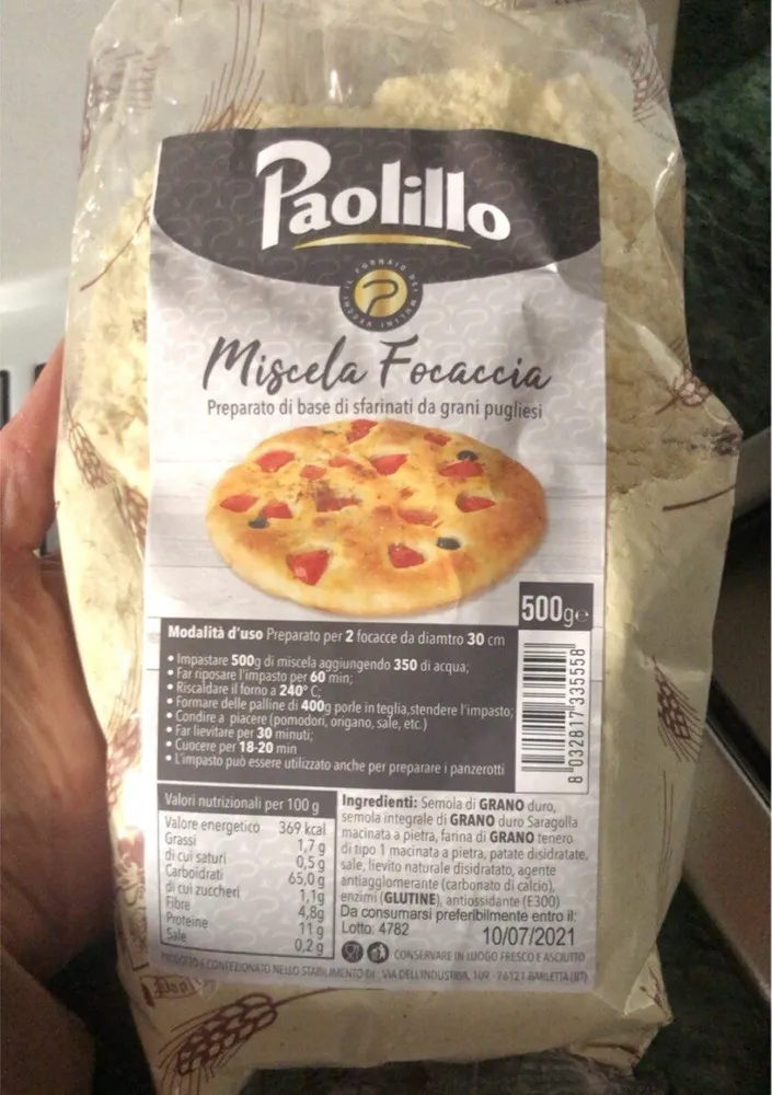 Miscela focaccia