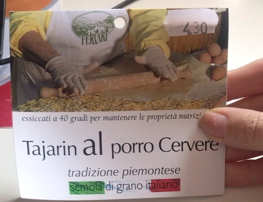 Tajarin al porro cervere