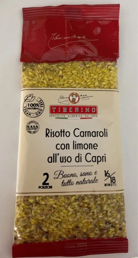 Risotto carnaroli con limone