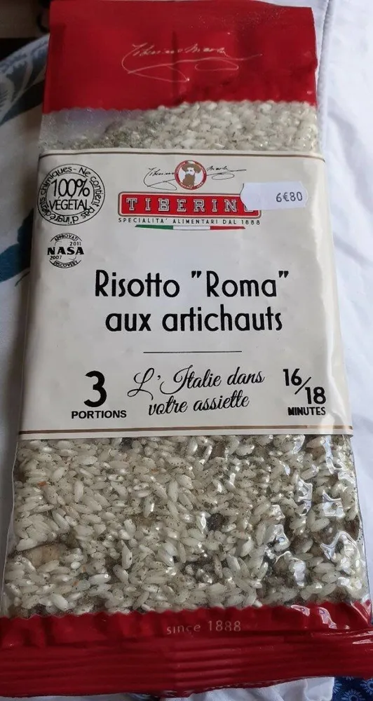 Risotto roma aux artichauts