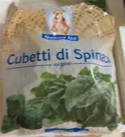 Cubetti di spinaci surgelati
