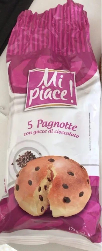 5 pagnotte con gocce di cioccolato