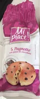 5 pagnotte con gocce di cioccolato