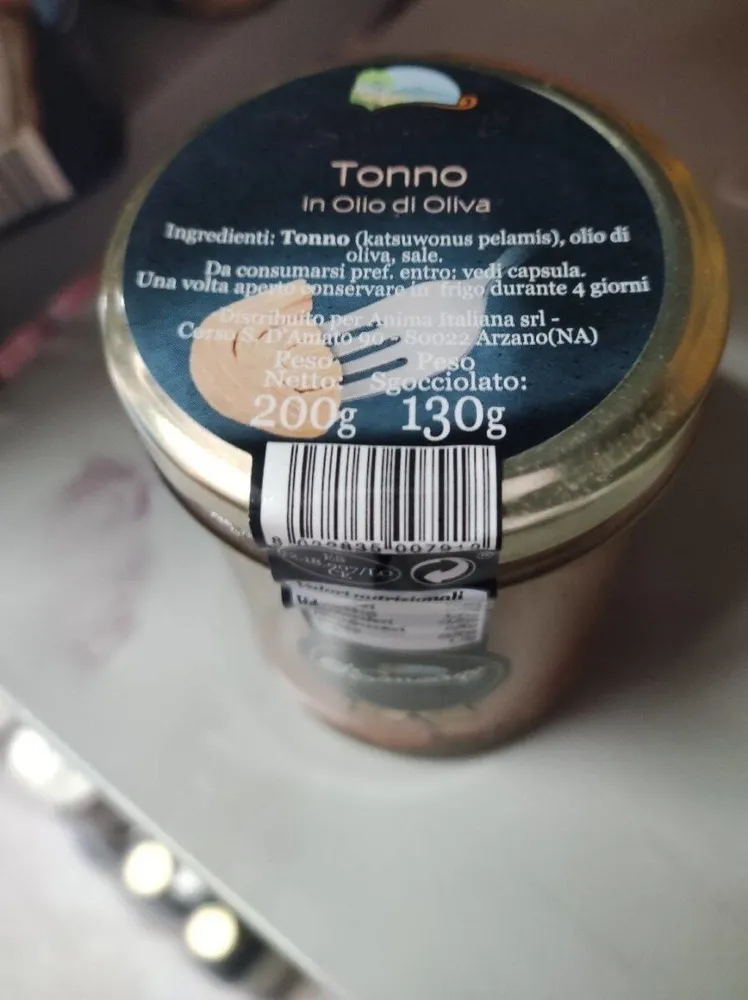 Tonno in olio di oliva