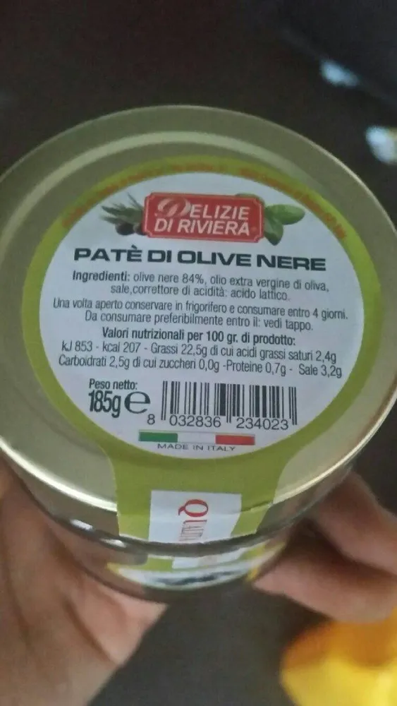 Patè di olive nere