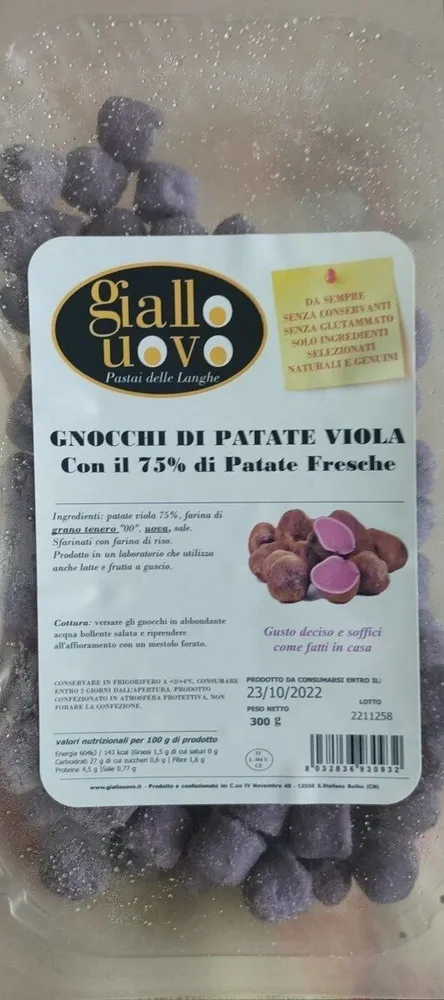 Gnocchi patate viola