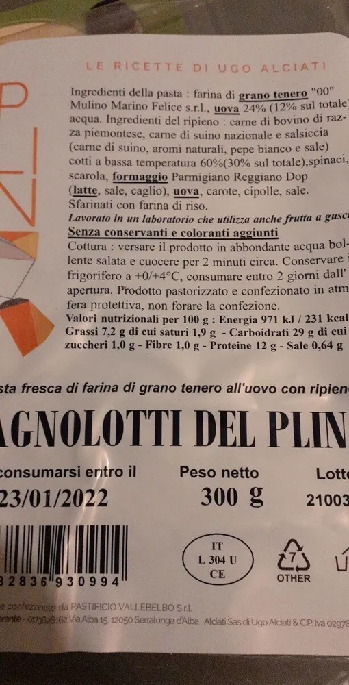 agnolotti del plin