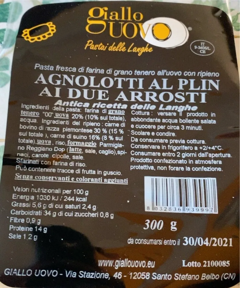 Agnolotti del plin
