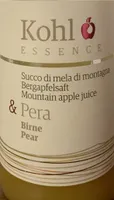 Succo mela e pera