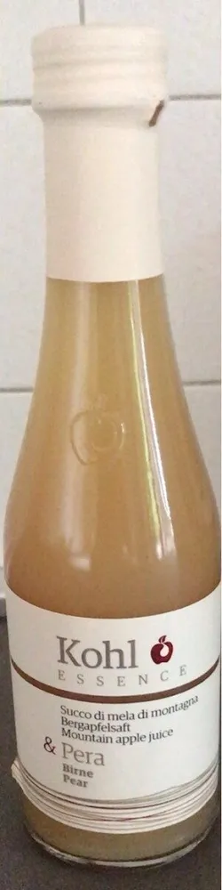 Succo di mela di montagna e pera