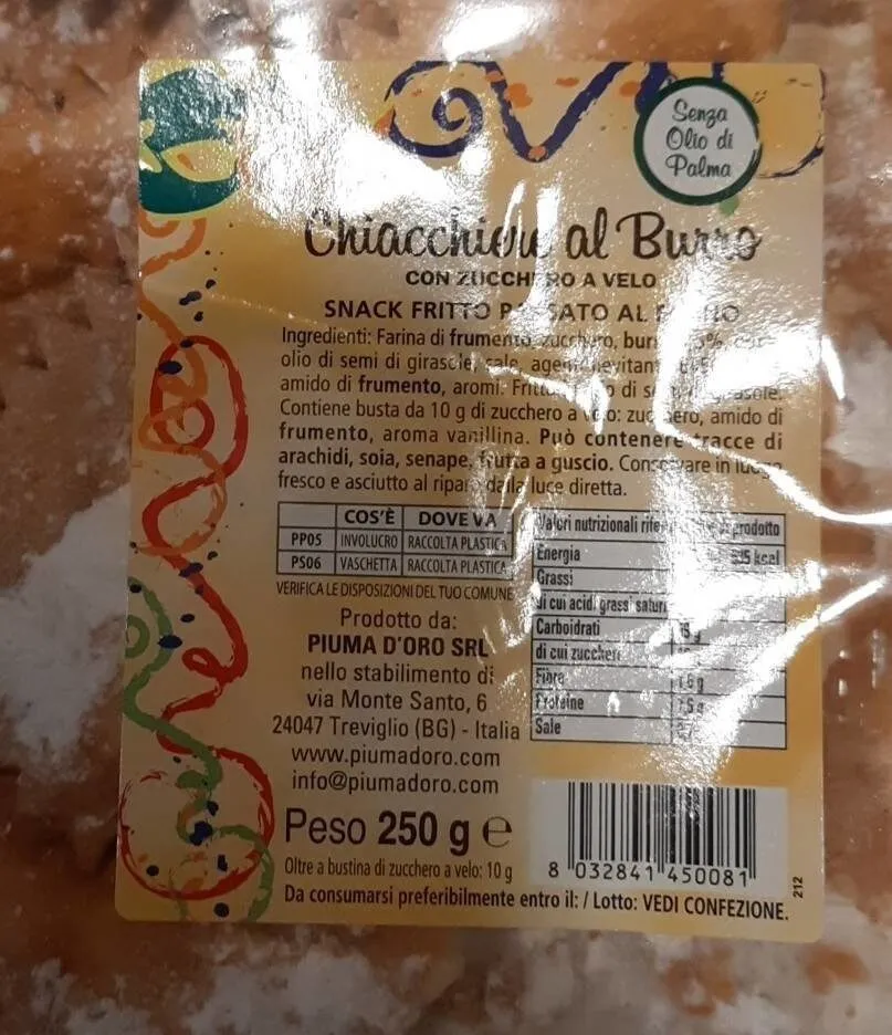 Chiacchiere al Burro