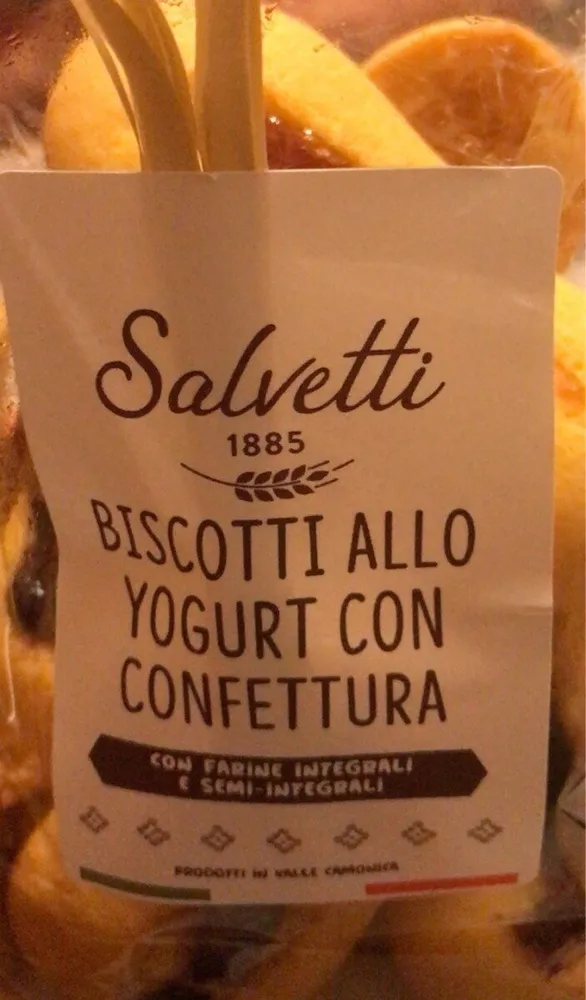 Biscotti allo yogurt con confettura