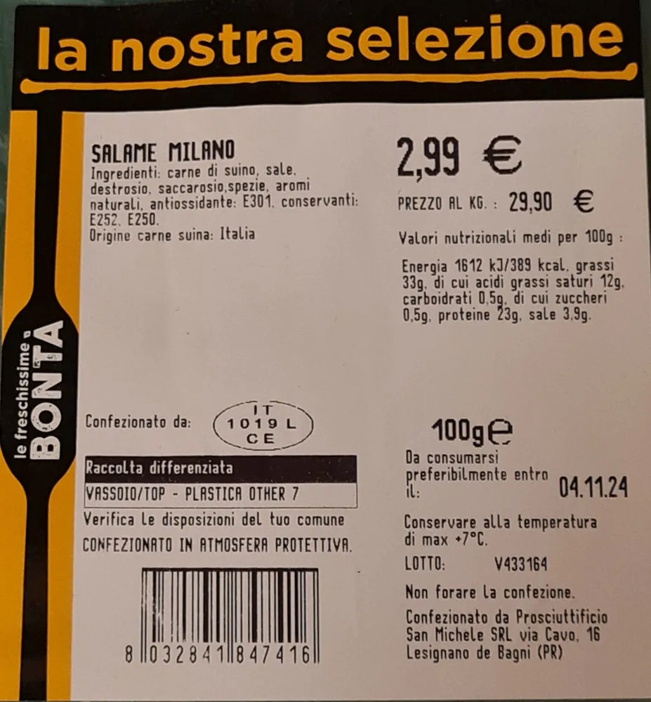 Salame Milano