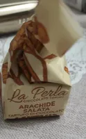 Tartufo  di cioccolato con arachidi salato