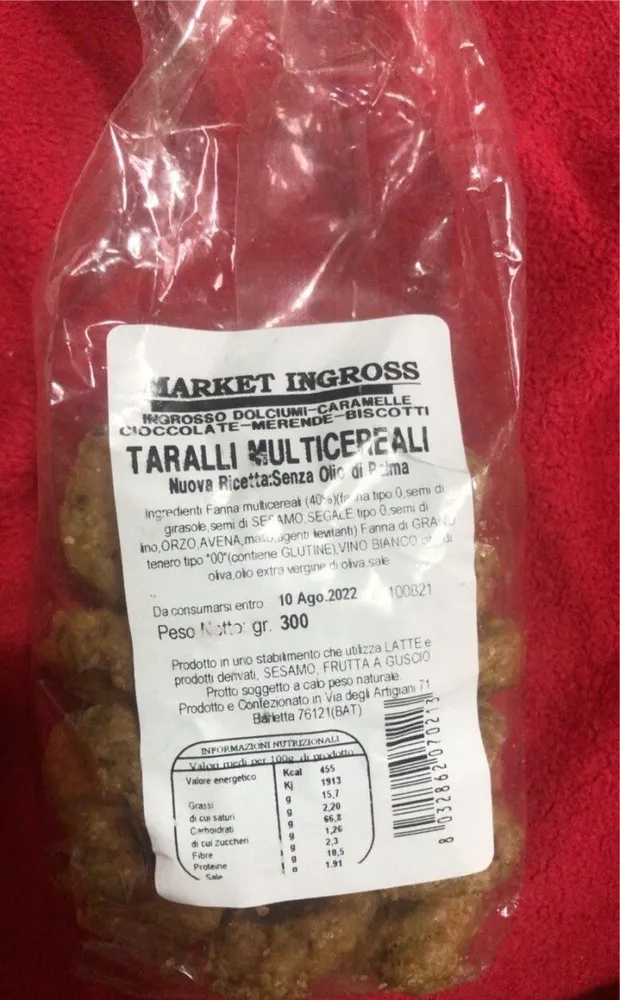Taralli multicereali