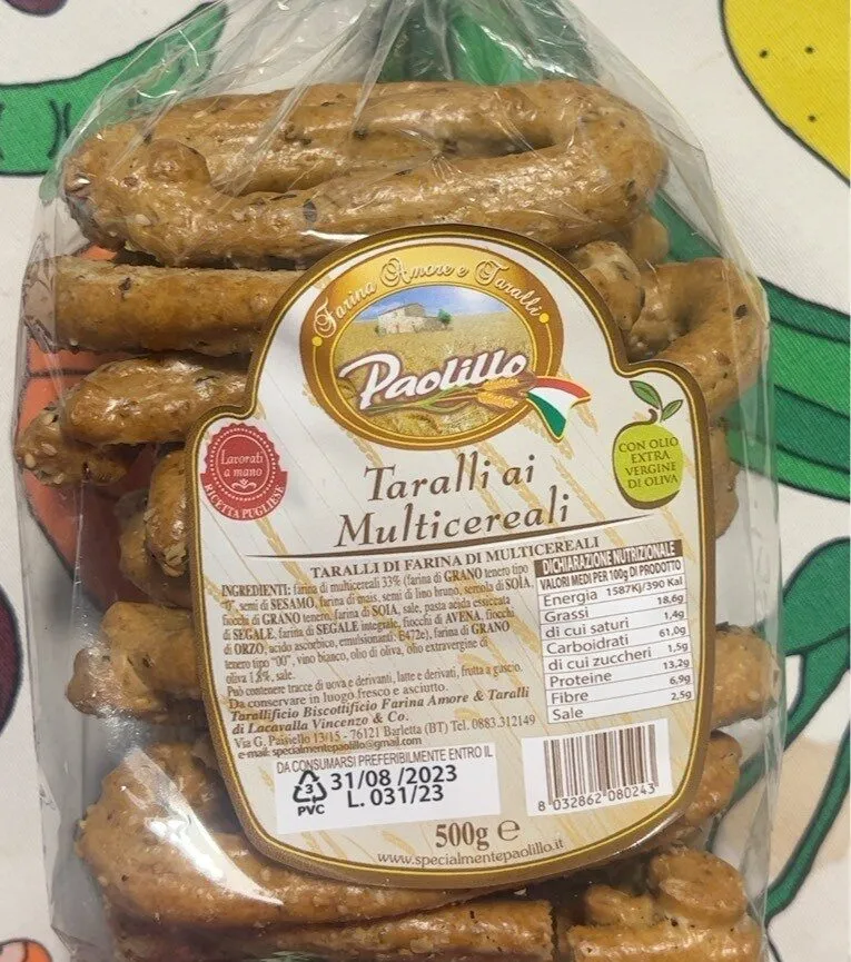 Taralli ai multicereali