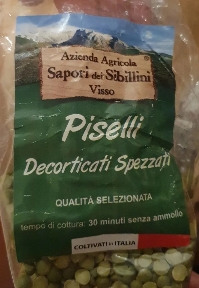Piselli decorticati spezzati