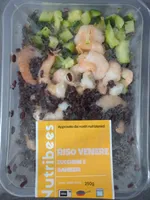 Riso venere zucchine e gamberi - Nutribee