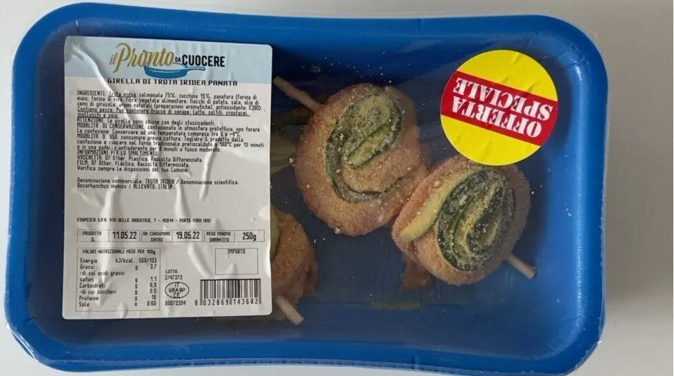 Girella di Trota iridea panata