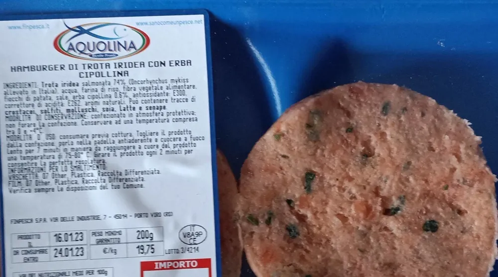 HAMBURGER DI TROTA IRIDEA +ERBA CIP.