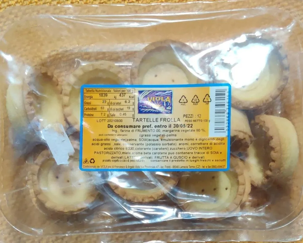 Tartelle frolla