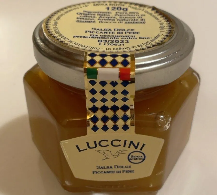 Salsa dolce piccante di pere