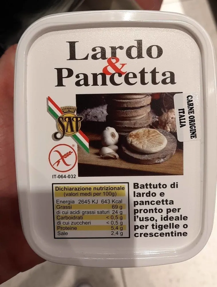 lardo e pancetta