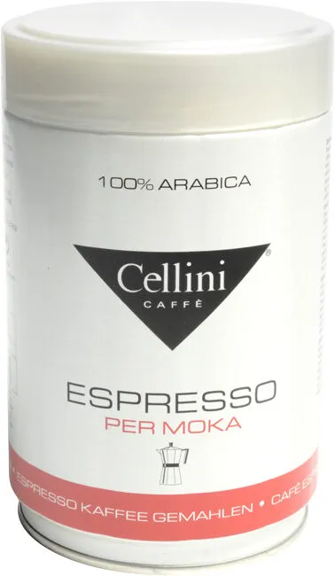 Cellini Espresso Mocca Kaffe 250 G