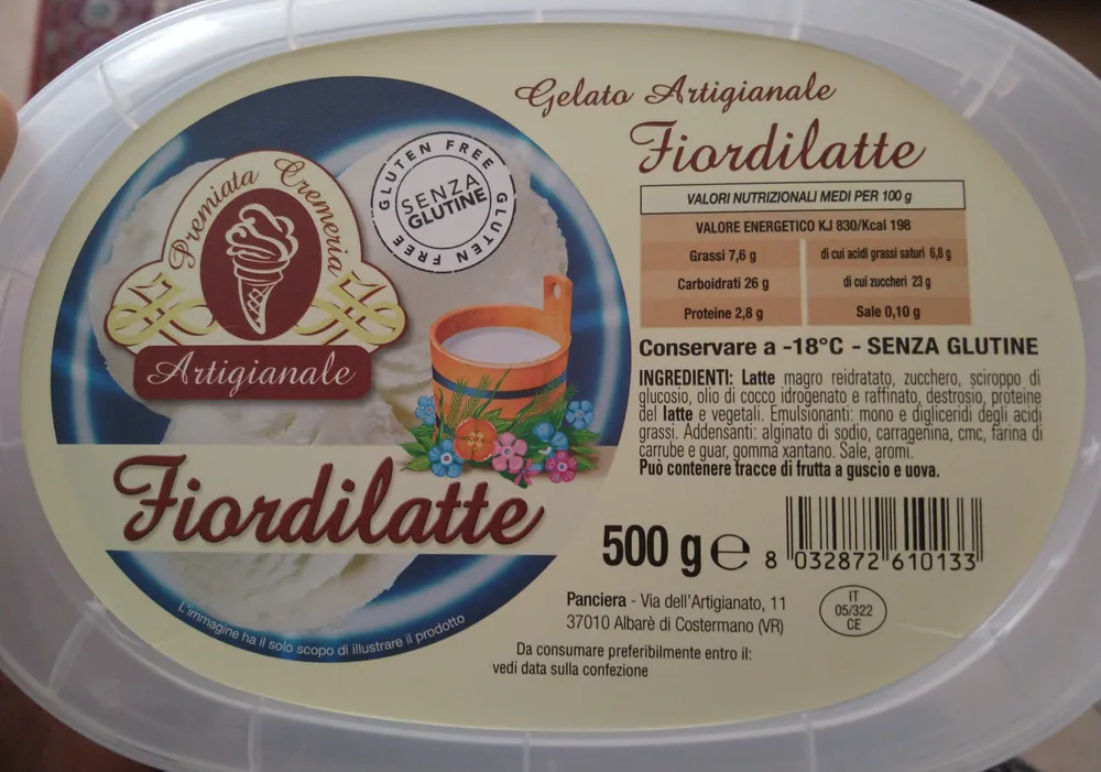 Gelato artigianale fiordilatte