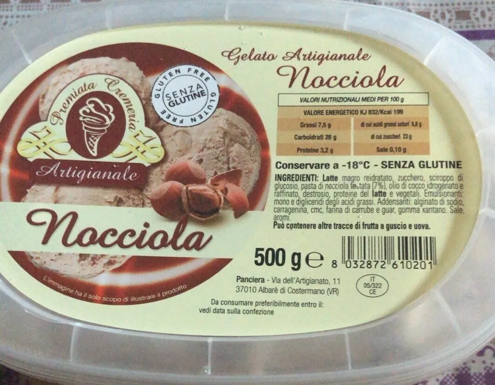 Gelato Artigianale Nocciola