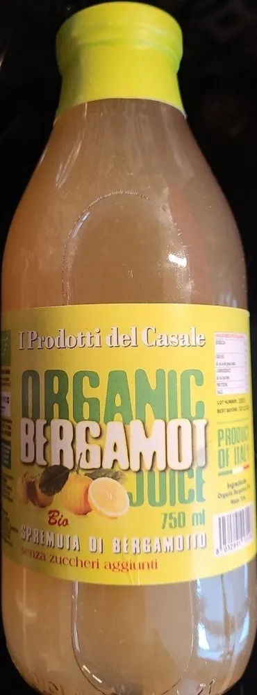 Organic Bergamot Juice